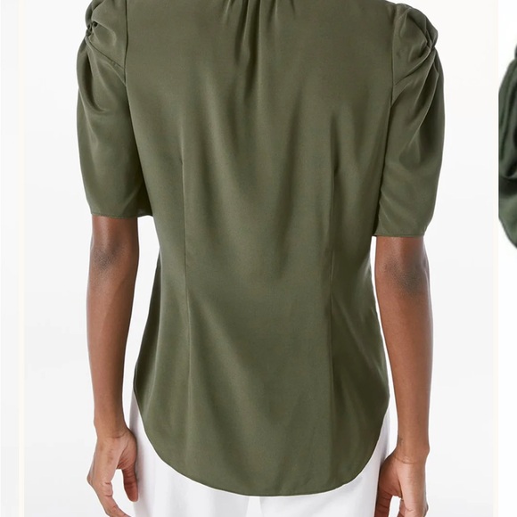 FRAME Off White Silk Blouse - Picture 5 of 8